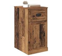 vidaXL Meuble d'appoint Bois Ancien 40 x 50 x 75 cm Bois d'ingénierie, Meuble de Salon rectangulaire Moderne, Rangement Durable, Beaucoup d'espace, tiroirs latéraux, Bois aggloméré