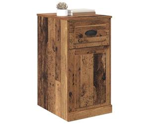 vidaXL Meuble d'appoint Bois Ancien 40 x 50 x 75 cm Bois d'ingénierie, Meuble de Salon rectangulaire Moderne, Rangement Durable, Beaucoup d'espace, tiroirs latéraux, Bois aggloméré