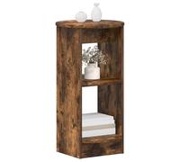 vidaXL Meuble d'appoint Chêne Fumé 40 x 40 x 75 cm Bois d’ingénierie, Meuble d'appoint Moderne, étagères spacieuses, Organisateur stylé, mobilier résistant, Solution de Rangement Efficace