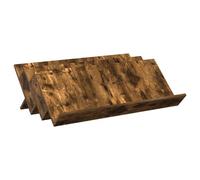 vidaXL Meuble d'appoint Chêne fumé 90 x 57,5 x 42 cm Bois d'ingénierie