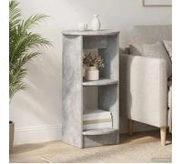 vidaXL Meuble d'appoint Gris Béton Bois d’ingénierie