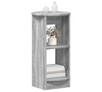 vidaXL Meuble d'appoint Gris Sonoma 40 x 40 x 75 cm Bois d’ingénierie, Meuble d'appoint Moderne, étagères spacieuses, Organisateur stylé, mobilier résistant, Solution de Rangement Efficace