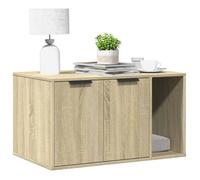 vidaXL Meuble de bac à litière pour chat chêne sonoma bois ingénierie 857735