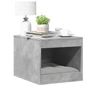 vidaXL Meuble de bac à litière pour chat gris béton bois d'ingénierie 857763