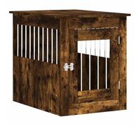 vidaXL Meuble-cage pour chiens 838320 – Niche avec porte verrouillable, table d'appoint salon