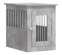 vidaXL Meuble de cage pour chiens Niche 838312 avec porte verrouillable, table d'appoint salon