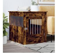 vidaXL Meuble de Cage pour Chiens, Niche pour Chiens avec Porte Verrouillable, Maison pour Chien, Table d'Appoint Salon, 838334