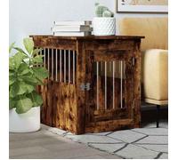 vidaXL Meuble-cage pour chiens 838320 – Niche avec porte verrouillable, table d'appoint salon