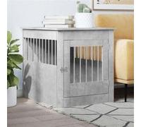 Meuble de Cage pour Chiens, Niche pour Chiens avec Porte Verrouillable, Maison pour Chien, Table d'Appoint Salon, 838333
