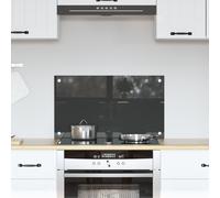 Vidaxl Meuble De Cuisine Gris Foncé 70x40x0,6 Cm En Verre Trempé Gris