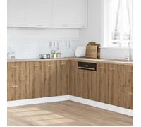 vidaXL Meuble de cuisine ""Lyon"" Chêne artisanal 75,5 x 75,5 x 81,5 cm Bois d'ingénierie 856096