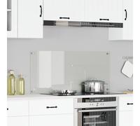 Vidaxl Meuble De Cuisine Transparent 110x50x0,6 Cm En Verre Trempé