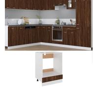 vidaXL Meuble de four ""Riga"" Chêne brun 60 x 46 x 81,5 cm Bois d'ingénierie 825836