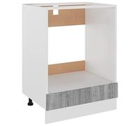 vidaXL Armoire à Four Sonoma Gris 60x46x81,5 cm Bois d'ingénierie