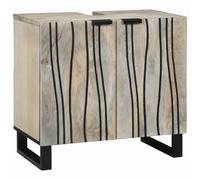 vidaXL Meuble de Lavabo de Salle de Bain Blanc 62 x 33 x 58 cm
