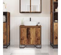 vidaXL Meuble de lavabo Vieux bois 60x35x50 cm en bois reconstitué