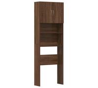 vidaXL Meuble de Machine à Laver chêne Marron Bois d'ingénierie, Armoire à Linge, Armoire à Lave-Linge, Armoire de Salle de Bain, Armoire à Linge