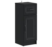 vidaXL Meuble de Rangement de Salle de Bain Utrecht Noir
