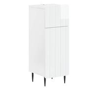 vidaXL Meuble de Rangement de Salle de Bain ZWOLLE Blanc Brillant