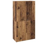 vidaXL Armoire de bureau avec étagère Bois ancien 60 x 32 x 115 cm Bois composite