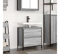 Vidaxl Meuble De Salle De Bain Avec Lavabo Et Tiroirs 60x34,5x60 Cm