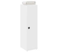 vidaXL Meuble de salle de bain avec porte-rouleau blanc 20,5x22x72 cm