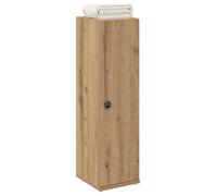 vidaXL Armoire de salle de bain avec support à roulettes Chêne Artisan 20,5x22x72 cm