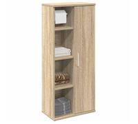 Vidaxl Meuble De Salle De Bain Avec Porte-Rouleau Chêne Sonoma