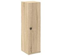 vidaXL Armoire de salle de bain avec support à roulettes Chêne Sonoma 20,5x22x72 cm