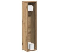 vidaXL Meuble de salle de bain avec porte-rouleau en chêne artisanal 858514