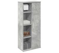 vidaXL Meuble de salle de bain avec porte-rouleau gris béton 858527