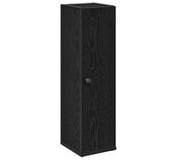 vidaXL Meuble de Salle de Bain avec Porte-Rouleau Noir 20,5x22x72 cm