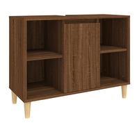 Vidaxl Meuble D'évier Chêne Marron 80x33x60 Cm Bois D'ingénierie Marron