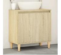 vidaXL Meuble d'évier chêne sonoma 58x33x60 cm bois d'ingénierie 847407