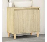 vidaXL Meuble d'évier Chêne Sonoma 58x33x60 cm – Bois d'ingénierie