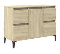 vidaXL Meuble d'évier chêne Sonoma 80x33x60 cm bois d'ingénierie unité 849666