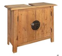 vidaXL Meuble-lavabo de salle de bains 246035 - en pin massif 70x32x63 cm