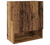 vidaXL Meuble Mural Bois Ancien 60 x 31 x 70 cm Bois d'ingénierie, Armoire élégante, rectangulaire, Rangement spacieux, Design Moderne, unité Murale, Garage Compact, Organisation Efficace