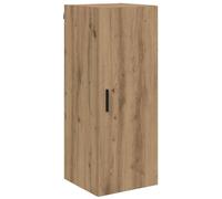 Meuble mural en bois - vidaXL - Chêne artisanal - 34,5x34x90 cm - 1 porte - 60 kg max - Assemblage requis