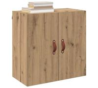 vidaXL Meuble Mural chêne Artisanal 60 x 31 x 60 cm Bois d'ingénierie, Rangement de Salle de Bain, Armoire Murale Moderne, Design rectangulaire, Bois résistant, Gain de Place assuré