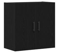 vidaXL Meuble Mural Chêne Noir 60 x 31 x 60 cm Bois d'ingénierie, Cabinet Mural Moderne, unité de Rangement rectangulaire avec étagères, Bois résistant, Solution Gain de Place