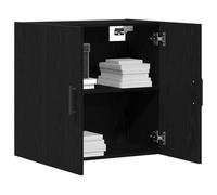 vidaXL Meuble Mural Chêne Noir 60 x 31 x 60 cm Bois d'ingénierie, Rangement Moderne pour Le Salon, Meuble Mural rectangulaire, étagères spacieuses, Bois résistant, Gain de Place utile