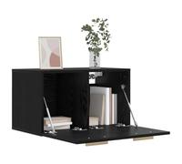 vidaXL Meuble Mural Chêne Noir 60 x 36,5 x 35 cm Bois d'ingénierie,