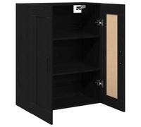 vidaXL Armoire murale en chêne noir – Bois d'ingénierie 69,5 x 34 x 90 cm