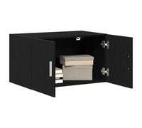 vidaXL Meuble Mural Chêne Noir 70 x 42.5 x 40 cm Bois d'ingénierie, Armoire Murale Moderne, Design rectangulaire, Espace de Rangement, étagère en Bois, Gain de Place, Salon Bien rangé
