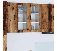 vidaXL Meuble mural de cuisine 2 pcs Bois Ancien 40 x 31 x 80 cm