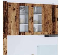 vidaXL Meuble mural de cuisine avec porte Bois Ancien 40 x 31 x 80 cm