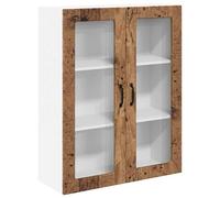 vidaXL Meuble mural de cuisine avec porte Bois Ancien 80 x 31 x 100 cm