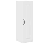vidaXL Panneau de Lave-Vaisselle Kalmar Blanc Brillant, Étagère de Cuisine Moderne, Solutions de Rangement Pratiques, Meuble Mural rectangulaire pour Vos Essentiels