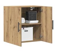 vidaXL Meuble Mural Montage Mural Chêne Artisanal 60 x 31,5 x 60 cm, Salon, Meuble Rectangulaire Moderne, Rangement Abondant, Étagères Durables, Organisateur Stylé, Gain de Place